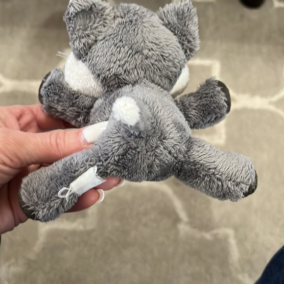 Russ Berrie Smokie Grey gray cat 5” plush plushie big blue eyes stuffed animal - Picture 9 of 15